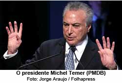 O presidente Michel Temer - Foto: Jorge Araujo / Folhapress