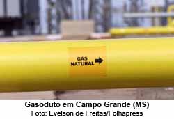 Gasoduto em Campo Grande (MS) - Foto: Evelson de Freitas/Folhapress