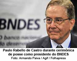 Paulo Rabello de Castro durante cerimnica de posse como presidente do BNDES - Foto: Armando Paiva/Agif/Folhapress