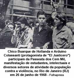 Chico Buarque de Hollanda e Arduino Colassanti (protagonista de 