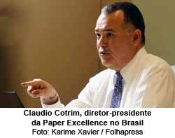 Claudio Cotrim, diretor-presidente da Paper Excellence no Brasil - Foto: Karime Xavier / Folhapress