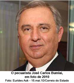 Folha de So Paulo - 17/09/15 - O pecuarista Jos Carlos Bumlai, em foto de 2010 - Foto: Eurides Aok - 16.mai.10/Correio do Estado