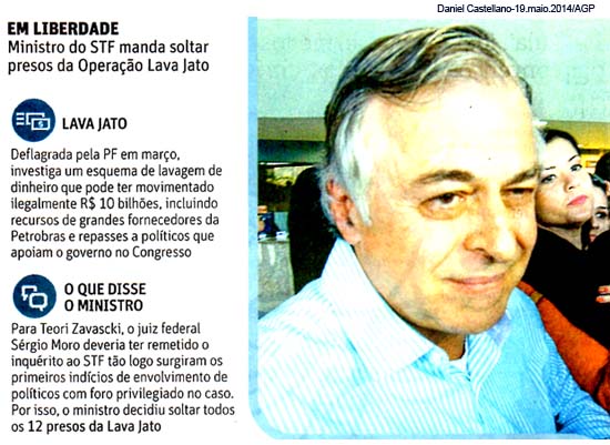 Folha de So Paulo - 20.05.2014 - Paulo Costa: Solto - Foto: Daniel Castellano/19.maio.2014