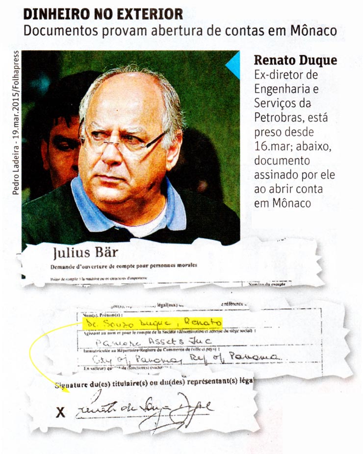 Folha de So Paulo - 22/05/15 - PETROLO: As conexes de Milton Pascovitch - Falhapress