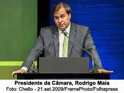 Presidente da Cmara, Rodrigo Maia - Foto: Chello - 21.set.2009/FramePhoto/Folhapress