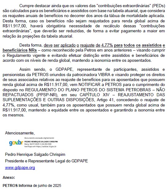 GDPAPE - GDPAPE  OFC  05/2025 - 10.07.2025