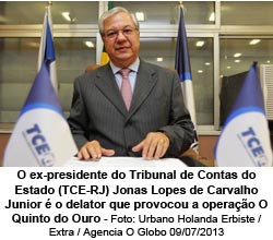 Jonas Lopes,ex-presidente do TCE-RJ - Foto: Urbano Holanda Erbiste / EXTRA - O Globo / 09.07.2013