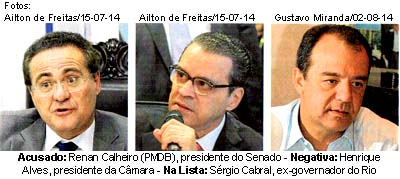 O Globo - 07/09/14 - Renan, Henrique e Cabral