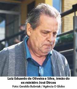 O Globo - 08.08.2015 - Luiz Eduardo de Oliveira e Silva, irmo do ex-ministro Jos Dirceu - Foto: Geraldo Bubniak / Agncia O Globo