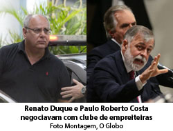 O Globo 11/02/2015 - Petrolo: Duque e Costa organizaram cartel - Foto> O Globo, Montagem