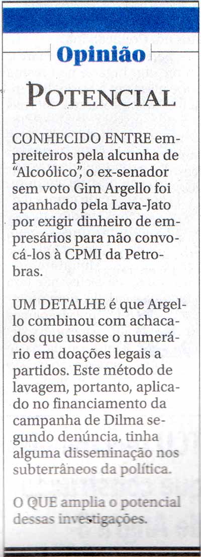 GIM AGNELLO e a CPI da Petrobras