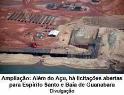 O Globo -  14.06.2015 - Ampliação: Além do Açu, há licitações abertas para Espírito Santo e Baía de Guanabara - Divulgação