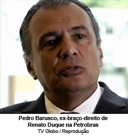 O Globo - 14/12/14 - Pedro Barusco, ex-brao-direito de Renato Duque na Petrobras - TV Globo / Reproduo