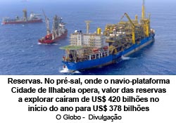 O GLOBO - 15/12/14 - Pr-sal: Reservas a explorar so reduzidas US$ 420 para US$ 378 BI