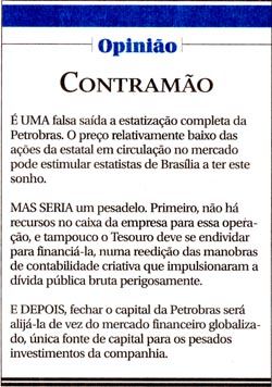 O GLOBO - 16/12/14 - PETROBRAS: Quem d mais?