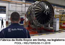 Fbrica da Rolls Royce em Derby, na Inglaterra - POOL / REUTERS/30-11-2016