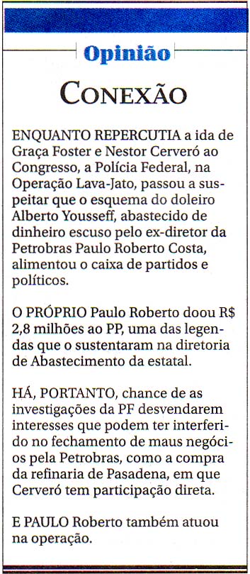 O GLOBO - 17/04/2014 - BR Distribuidora - Opinio