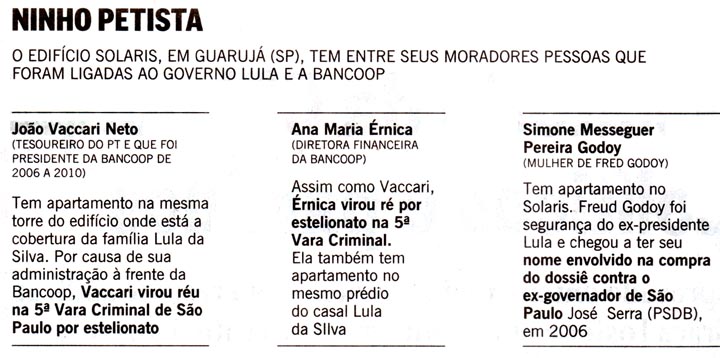 O Globo - 19/12/2014 - PETROLO: Vaccari  vizinho ed Lula - Editoria de Arte