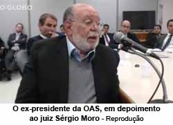 Lo Pinheiro em depoimento ao juiz Srgio Moro - Reproduo