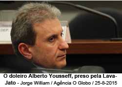 O doleiro Alberto Yousseff, preso pela Lava-Jato - Jorge William / Agncia O Globo / 25-8-2015