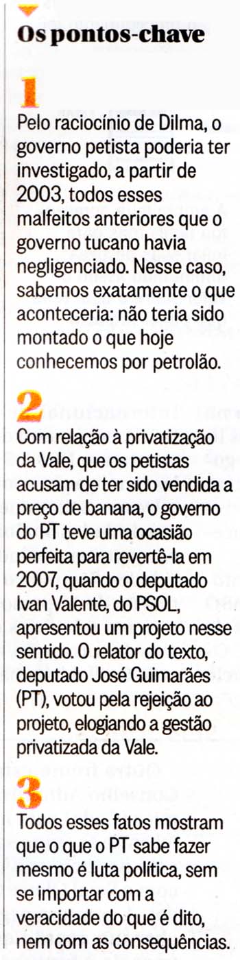 O Globo - Coluna do Merval Pereira