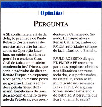 O Globo - Pas - 22/12/2014 - Opinio