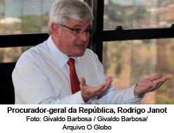 Procurador-geral da República, Rodrigo Janot - Givaldo Barbosa / Givaldo Barbosa/ Arquivo O Globo