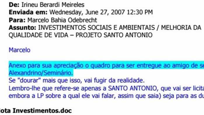 Troca de e-mails cita amigo de seu pai que, segundo a PF, seria Lula - Reproduo - O Globo / 25.10.2016