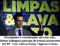 Procupador e coordenador da Lava-Jato, Deltan Dallagnol participa de evento promovido em SP - Edilson Dantas / Agncia O Globo