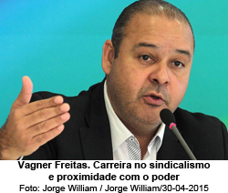 Vagner Freitas. Carreira no sindicalismo e proximidade com o poder - Jorge William / Jorge William/30-04-2015