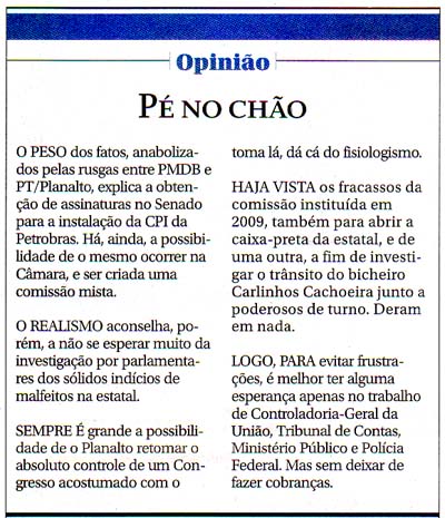 O Globo - 28/03/2014 - Economia - Opinião