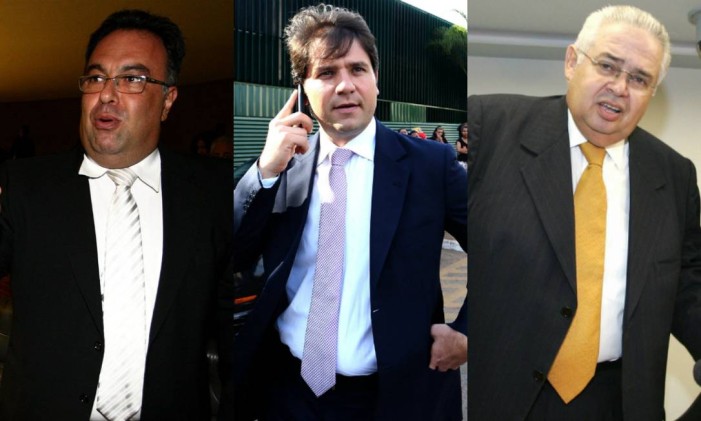 Andr Vargas, Luiz Arglo e Pedro Corra, presos na Lava-Jato - Foto: Montagem